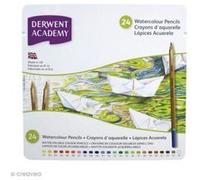 Derwent Metallic Box Watercolour Colouring Pencil 24 Units Multicolore Enfants