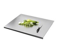 Boîte De Découpe En Acier Inoxydable - Planche De Préparation Alimentaire En Métal 500 G Très Résistante | Tapis À Antidérapant Pour La Cuisson De La Viande, Des Légumes, Du, De La Pâtisse