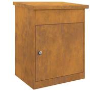 VidaXL 874946 boîte aux lettres Couleur rouille Acier
