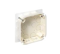 Boite de dérivation carrée encastrée cloison sèche 120x120x40mm Multifix Schneider