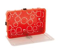 Boîte de dérivation cloison sèche 170x110x40mm - Rouge - Zenitech