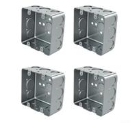 Boîte de dérivation double position pour standard pour américain | Fer galvanisé pour robuste, résistance pour usure, conception carrée, norme US, intérieur extérieur