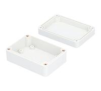 Boite de Derivation Electrique, 158 x 90 x 60mm Boîtier de Projet électrique Rectangulaire Universel en Plastique ABS étanche IP65 pour Une Utilisation en Extérieur ou Intérieur avec Accessoires