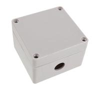 Boîte de Dérivation Électrique Étanche Bornes Ip65 pour Câbles Cctv | Plastique Blanc, Raccordement Multidirectionnel, Trous Défonçables Multiples, Bague D’étanchéité, Couvercle Fileté, Fixation