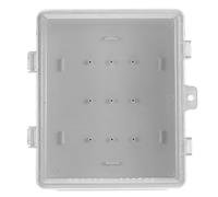 Boîte de Dérivation Électrique Extérieure ABS à Couvercle Transparent | Mécanisme de Fermeture, Espace de Câblage Spacieux, pour Raccords de Câbles, Contrôleurs, Jardins et Maintenance