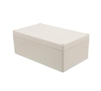 Boîte de Dérivation Étanche en Plastique pour Câbles Extérieurs | Cache-fil Blanc ou Beige, Isolation Électrique, Accès Facile, Structure Double Canal, Protège Rallonges sans Couper, Fontaine