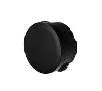 Boîte de dérivation étanche en saillie avec presse-étoupes, fermeture à clic, 80x45mm, IP55, noire, EDO777827, EDO Technic