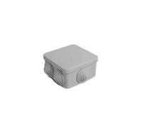 Boîte de Dérivation Étanche en Saillie IP55 85x85x45 mm Gris