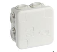 Boîte de dérivation - EUR'OHM - 50015 - IP55 - 60x60x40 mm - 7 entrées