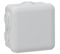 LEGRAND | Boîte De Dérivation 80x80 Plexo, Fermeture Par Enclipsage, Étanchéité IP55 IK07, Accepté Ø4mm À Ø20mm