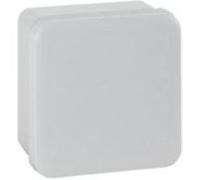 Boîte de dérivation plexo - carrée - lisse - pour presse étoupe - 80 x 80 x 45 mm - 092011- legrand Gris G