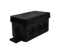 Boîte de dérivation pour pièces humides IP54 (80 x 45 x 41, noir)