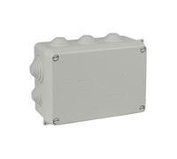 - Boîte de dérivation rectangulaire IP55 10 entrées - 153 x 110 x 65 mm
