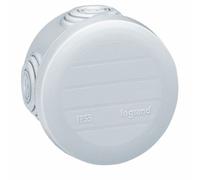 Legrand Boîte de dérivation ronde Plexo 092001 Ø60 mm hauteur 40 mm 4 entrées gris RAL 7035