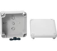 Boîte de dérivation Schneider Electric carrée - Dimensions 105 mm x 105 mm x 55 mm, Résistant à l'eau: Non, Matériau: Acrylonitrile butadiène styrène, Type d'installation: À poser en surface