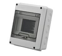 Boîte de distribution 5WAY HT Series IP65 pour pièces humides | Boîtier électrique robuste en plastique ABS avec bornier pour villa et station de charge, 110 x 93 x 152 mm