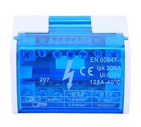 Boîte de Distribution Rail DIN Bornes Connecteur Alimentation Bloc Bornier pour Électrique Industriel