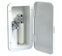 Boîte de douche m. Tuyau PVC 2,5 m Montage vertical, 1 pièce