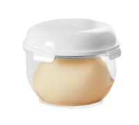 Boîte de fermentation transparente avec couvercle pour pâte à pizza 3 l | Boîte de fermentation transparente de 3 l avec joint en silicone étanche. Plaque de cuisson antiadhésive pour une levée