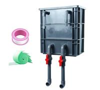 Boîte de filtration de bassin - Chambre de filtration à plusieurs étapes, système de circulation de l'eau, dispositif de purification d'aquarium, mécanisme d'élimination des débris | Pour
