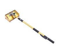 Boîte de finition pour cloison sèche, 24 cm avec poignée réglable de 101,6 à 162,6 cm, outil de ruban en alliage d'aluminium pour application de joints de plaques de plâtre