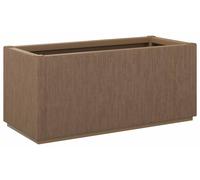 Boîte de fleurs de jardin Marron 80 x 36 x 35 cm PP