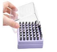 Boîte de Fraises à Ongles - 3,23 Pouces, Contenant Anti-Poussière avec 49 Trous, PVC | Organisateur Professionnel de Fraises à Ongles pour Débutants, Passionnés, Famille, Amis, Maison, Salon