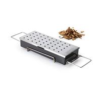 Boîte de fumage en acier inoxydable pour copeaux de fumage pour viande, poisson, auroma, barbecue à gaz universel