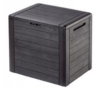 Boîte de jardin KADAX, boîte de rangement en plastique, 140 L, marron...