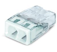 Boîte de jonction compacte WAGO pour 2 conducteurs, lot de 100