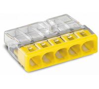 Boîte de jonction compacte WAGO pour 5 conducteurs, lot de 100