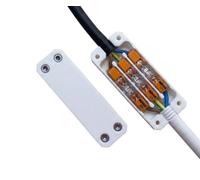 Boîte de jonction compatible avec écrous à levier Wago 221, boîtier de connecteur de fils électriques en ligne, boîtier de protection d'épissure à 3 conducteurs avec vis de montage (lot de 2)