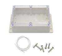 Boîte de Jonction d'Alimentation IP66 230 * 150 * 87mm, Boîte de dérivation Couvercle transparent Étanche en ABS, Boîtier Électrique Extérieur