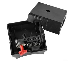 Boîte de jonction de pompe d'appoint, réglage à 3 vitesses, contrôleur blindé pour la circulation de l'eau chaude, boîtier en plastique d'ingénierie, design compact pour systèmes de chauffage (B)