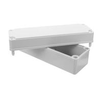 Boîte de Jonction Électrique en Plastique ABS Étanche Extérieure | Boîtier Rectangulaire, Entrées Réglables et Ouverture Rapide, pour Câblage Cctv et Drivers LED