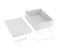 Boîte de Jonction Electrique Extérieure, Keenso IP65 Boîtier de Connexion Etanche Connecteur de Câble Boîtier en Plastique ABS 263 x 185 x 95mm Terminaux