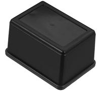 Boîte de Jonction en Plastique Noire pour Câbles, Compacte, Étanche | Organisation du Câblage, Installation Rapide, pour Éclairage de Jardin et Maintenance Urbaine