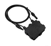 Boîte de jonction étanche IP67 avec câble pour systèmes photovoltaïques 180 W et 300 W, comprend une protection anti-atterrissage et un support hors réseau