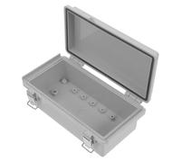 Boîte de Jonction Étanche pour Câbles Électroniques 210x110 MM ABS | Usage Extérieur, Observation Facile du Câblage Interne, Entretien Simple, Outils D’installation Inclus