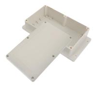 Boîte de Jonction Extérieure Beige Étanche aux Intempéries en ABS | Boîte de Jonction en Plastique, Montage Stable, Grosse Capacité, pour Connexions Électriques Extérieures
