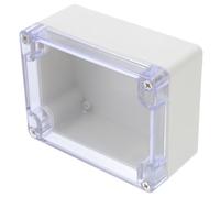 Boîte de Jonction Extérieure Étanche en Plastique Couvercle Transparent | Éclairage Jardin et Audio Patio, Réduit les Pertes, Résiste Soleil Pluie, Usage Extérieur Solide