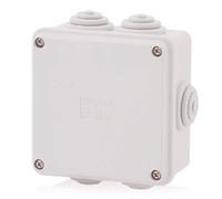 Boîte de jonction Intratec IP65 100x100x50 mm Boîte de jonction CCTV extérieure étanche IP, électrique extérieure, Boîtier plastique étanche pour transformateurs, terminaux, éclairage souterrain LED