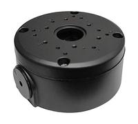 Boîte de jonction universelle à base profonde pour caméras de surveillance de sécurité, boîte cachée pour caméra IP CCTV dôme et Bullet en métal massif (Noir)