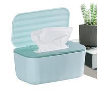 Boîte de lingettes humides de bureau - Distributeur scellé de grande capacité | Étui en papier de soie anti-poussière | Conteneur coulissant pour lingettes pour bébé, masques, papier hygiénique et