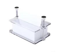 Boîte de luxe relevable, distributeur de serviettes extractible en acrylique transparent avec hauteur réglable, organisateur transparent en acier inoxydable pour salle de bain