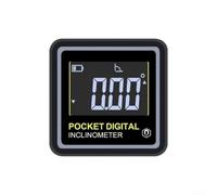 Boîte de niveau numérique 4 x 90 degrés 36 mm ± 0,2° | Design ultra-petit de 36 mm, s'adapte aux espaces étroits, portable pour une utilisation sur site, des tâches de construction