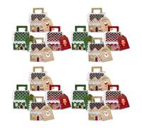 Boîte de Noël Maison en Papier, Ambiance Designs Colorés | Boîtes Présents de Noël, Boites Présents, Boîtes de Fête, Boîtes à Goûter de Noël