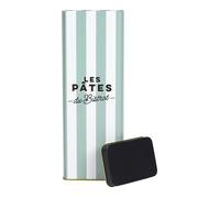 boîte de pâtes Bistrot à rayures vertes