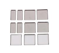 Boîte de peinture à l'aquarelle, grille d'emballage, Palette en aluminium 0.5ml/1ml/2ml for voyage, fournitures artistiques professionnelles Pour Diy(1pc 5252mm)