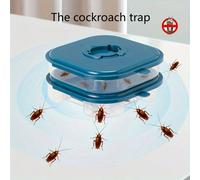 Boîte de piège à insectes réutilisable - Attrape-cafards efficace, sans appât nécessaire, convient aux cafards, araignées, fourmis, contrôle des nuisibles essentiels pour la maison dans les appartemen